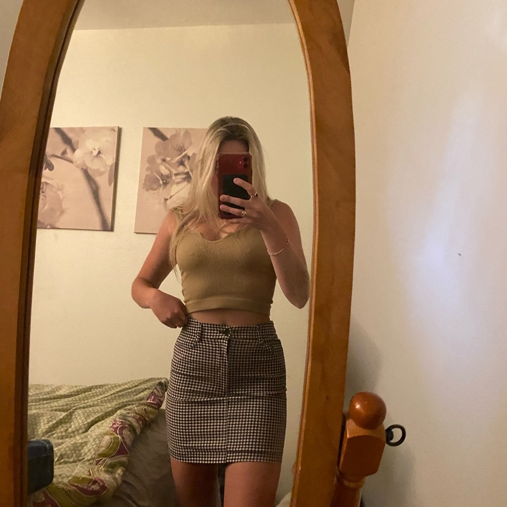 Mini tight skirt